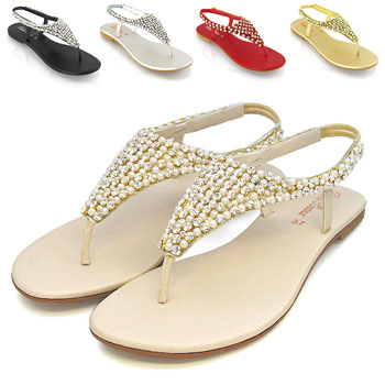 womens dressy flip flops